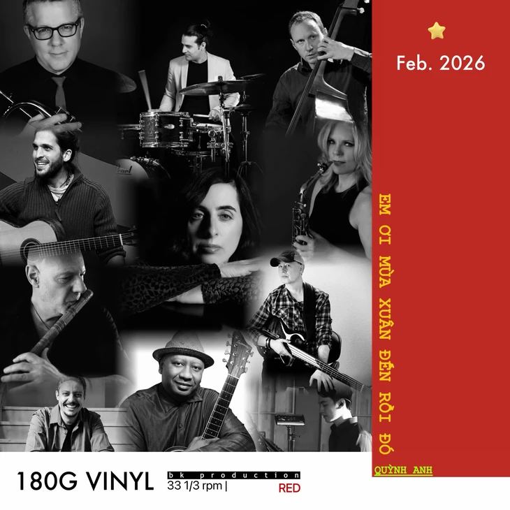 Em ơi mùa xuân đến rồi đó, album jazz hợp tác với nghệ sĩ đoạt giải Grammy và nhiều nghệ sĩ quốc tế - Ảnh 3.