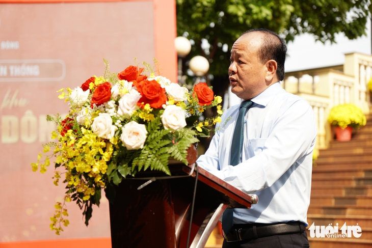 Phó bí thư Thành ủy TP.HCM Văn Thị Bạch Tuyết dự họp mặt chiến khu An Phú Đông - Ảnh 4.