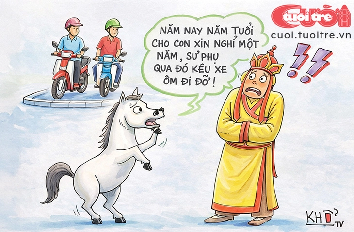 Con bận đi làm linh vật ngựa rồi sư phụ ơi - Ảnh 1.