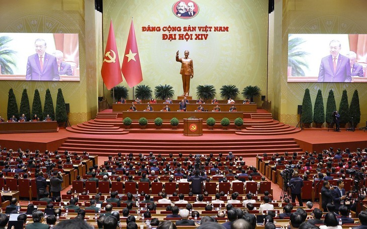 Tổng Bí thư Tô Lâm và nhiều lãnh đạo dự Hội nghị quán triệt nghị quyết Đại hội XIV của Đảng - Ảnh 3.