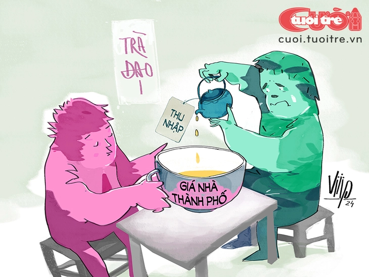 Trà đạo... mua nhà thành phố - Ảnh 1.