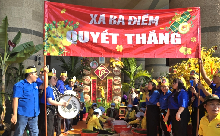 Gói, nấu bánh Tét - Ảnh 2.