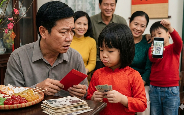 Trẻ chê tiền lì xì ít: Lỗi ở con hay ở người lớn? - Ảnh 2.