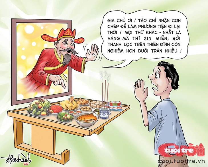 Ông Táo cũng sợ... thanh lọc - Ảnh 1.