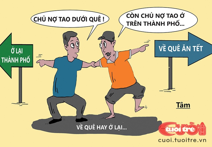 Trốn nợ thì nên về quê hay ở lại? - Ảnh 1.