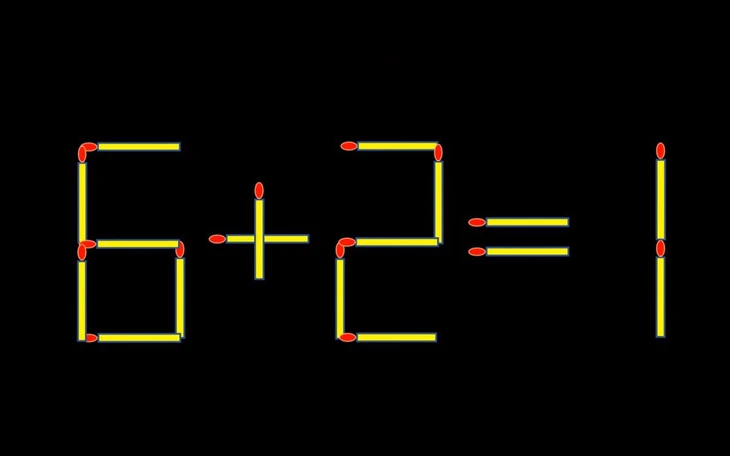 Thử tài IQ: Di chuyển một que diêm để 2+6=2 thành phép tính đúng - Ảnh 7.