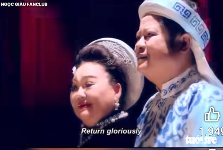 Khán giả chia sẻ clip Ngọc Giàu, Thanh Nam hát Tiếng trống Mê Linh - Ảnh 3. Khán giả chia sẻ clip Ngọc Giàu, Thanh Nam hát Tiếng trống Mê Linh - Ảnh 3.