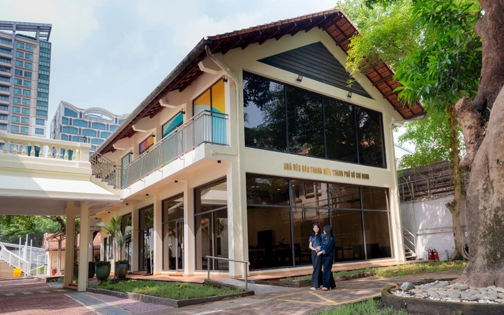 Không gian xanh, nhiều góc chill tại 'ngôi nhà tạm' của tuổi trẻ TP.HCM  - Ảnh 7.