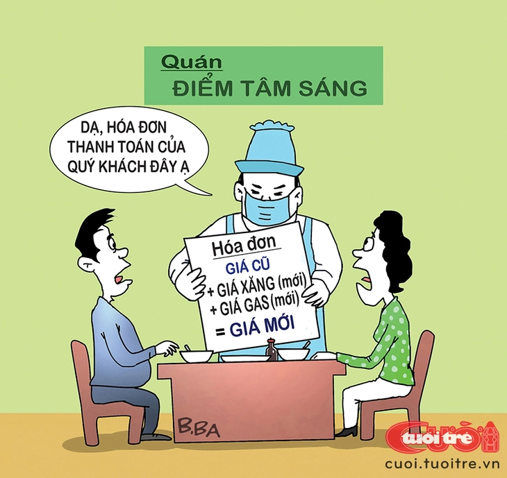 Ăn sáng gì mà toàn xăng với dầu không vậy nè? - Ảnh 1.