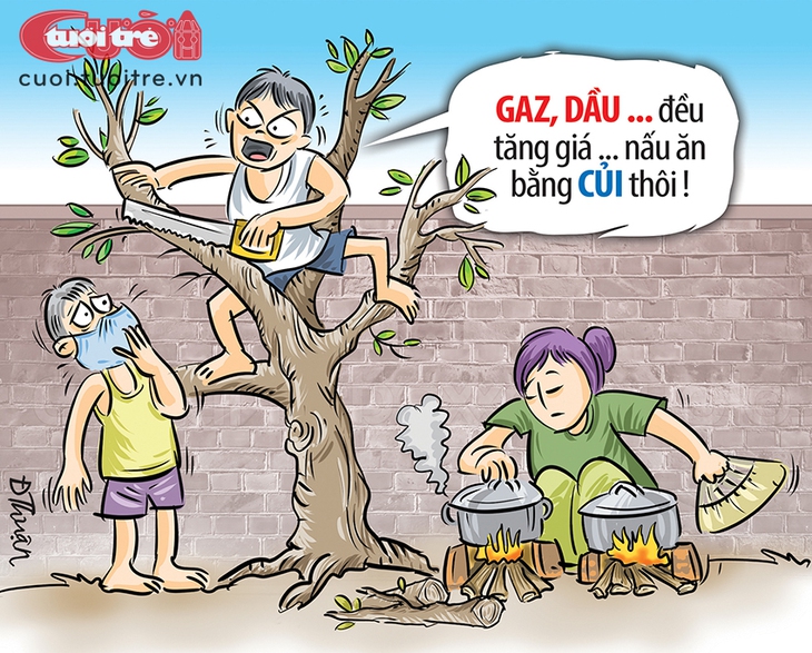 Cây mai 'hy sinh' vì giá xăng dầu - Ảnh 1.