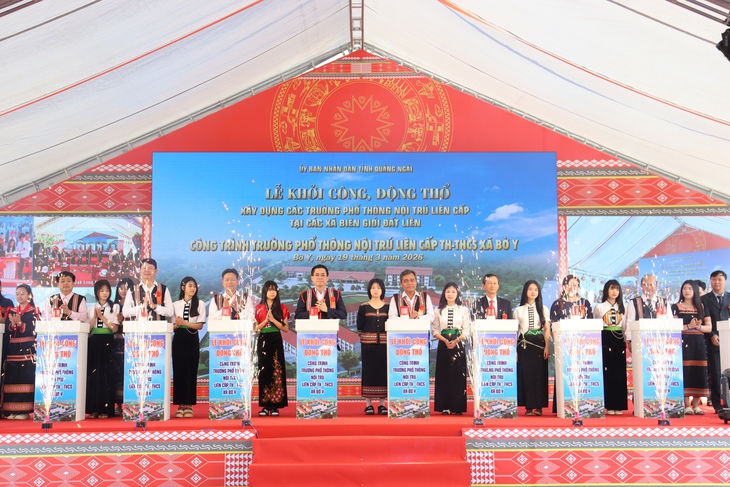 Xây trường nội trú, chăm lo việc học và đời sống cho học sinh vùng khó khăn - Ảnh 2.