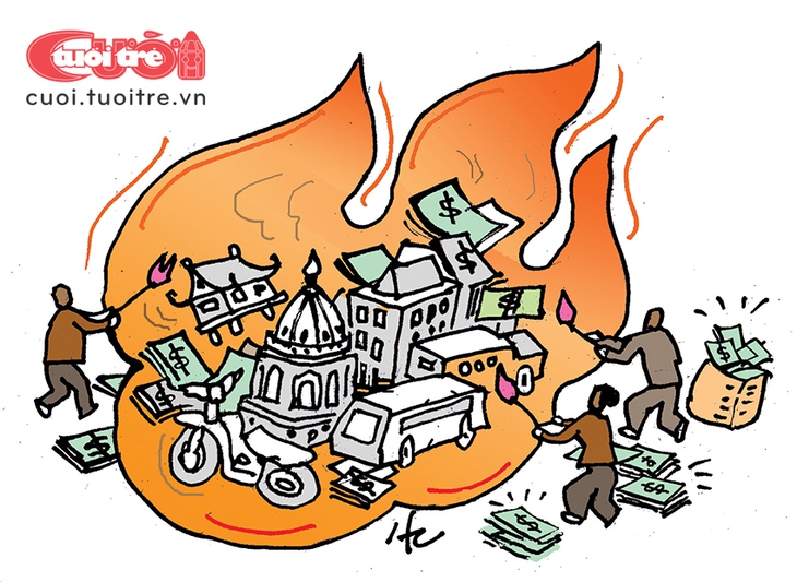 Đốt vàng mã quá trời coi chừng cõi âm... lạm phát - Ảnh 1.