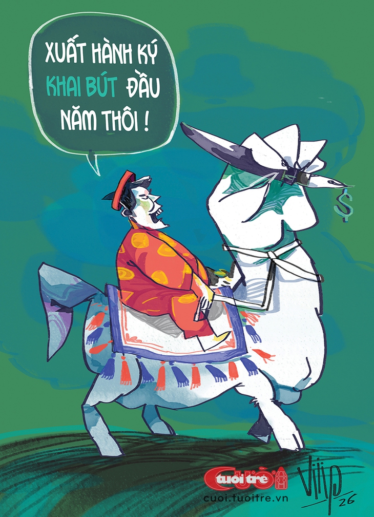 khai bút - Ảnh 1.