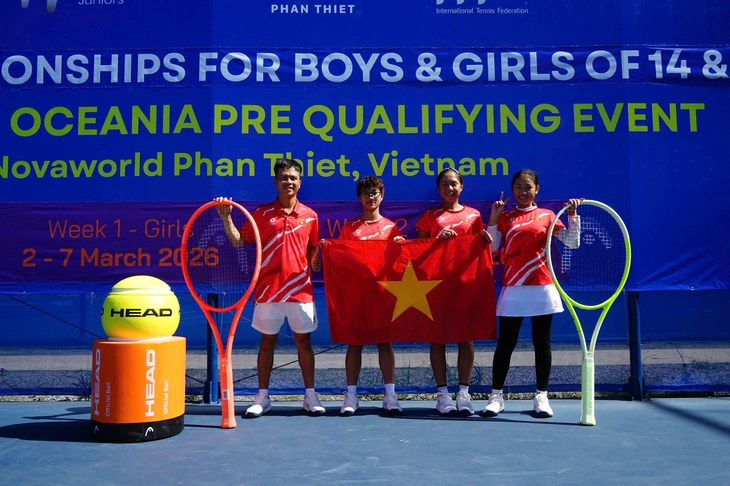40 nước đến Phan Thiết dự Giải ITF World Junior U14 - Ảnh 1.