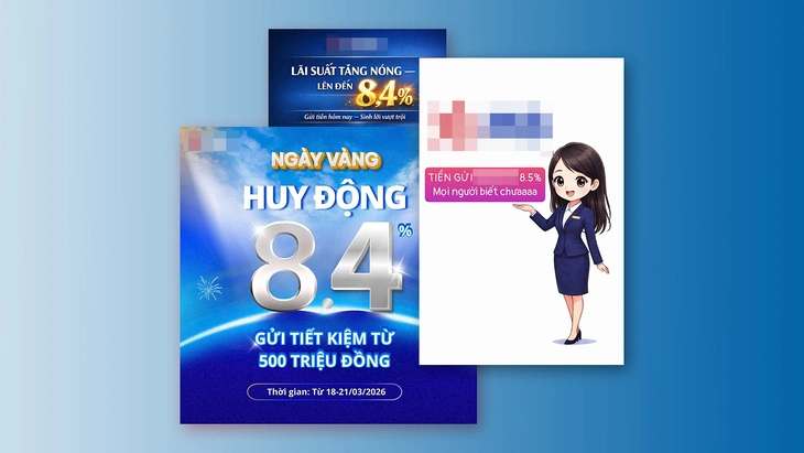 Lãi suất huy động chạm mốc 8,5%/năm - Ảnh 2.