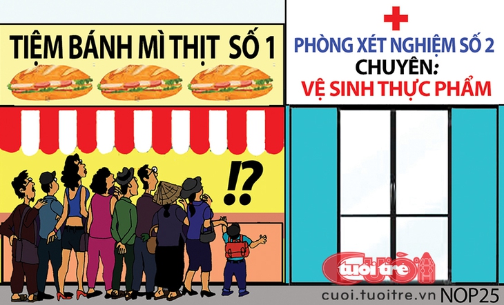 Tiệm bánh mì... xét nghiệm - Ảnh 1.