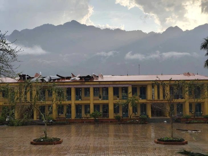 Hình ảnh mưa đá, dông lốc gây thiệt hại nặng ở Tuyên Quang, Sơn La, Lào Cai - Ảnh 9.