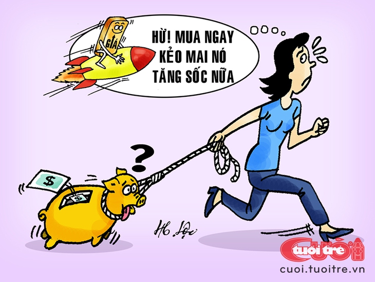 Giá vàng lên xuống thất thường, người đầu tư càng thêm FOMO - Ảnh 1.