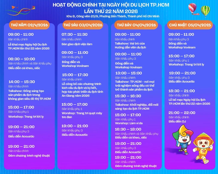 Ngày hội Du lịch TP.HCM 2026 sắp diễn ra: Tràn ngập tour mới, săn việc làm hấp dẫn - Ảnh 3.