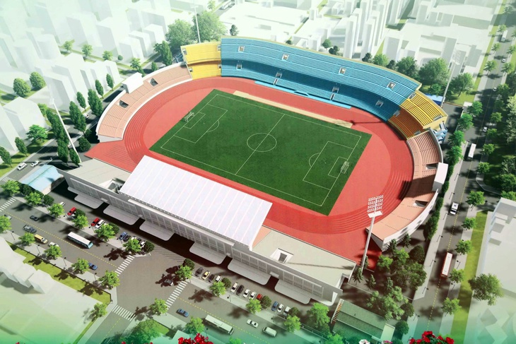 Sân Thống Nhất bắt đầu được cải tạo, nâng cấp - Ảnh 15.