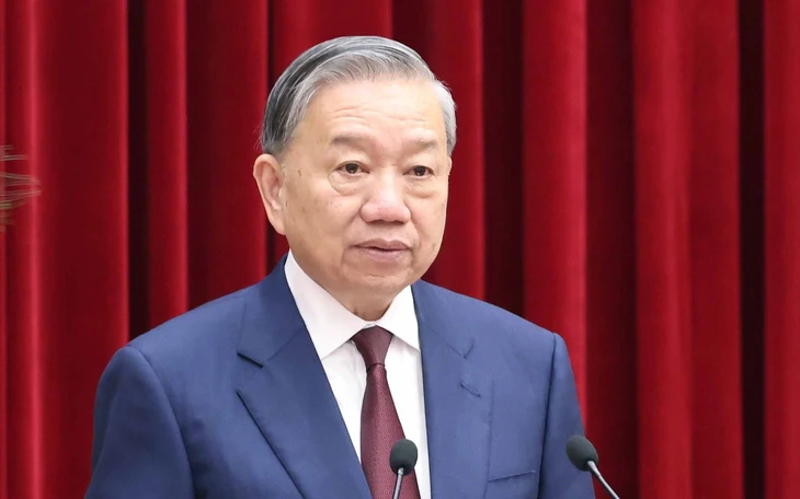 Tổng Bí thư Tô Lâm: Phải kiên trì thực hiện mục tiêu tăng trưởng kinh tế cao, bền vững, thực chất - Ảnh 2.