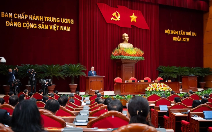 Thông cáo ngày làm việc thứ ba và bế mạc Hội nghị Trung ương 2 khóa XIV - Ảnh 4.