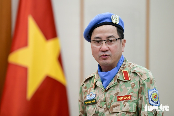 Lần đầu Việt Nam có sĩ quan đảm nhiệm vị trí tác chiến quân sự hỗn hợp tại UNISFA - Ảnh 4.