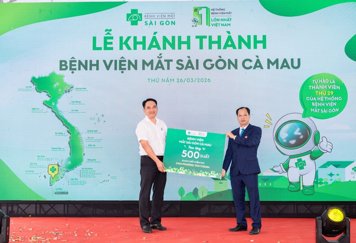 Khánh thành Bệnh viện Mắt Sài Gòn Cà Mau - Ảnh 3.