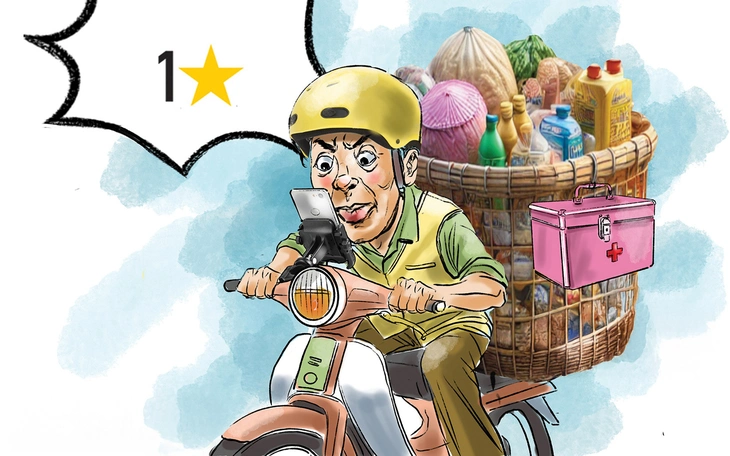 Shipper đi giao hàng như chơi bóng bầu dục - Ảnh 2.