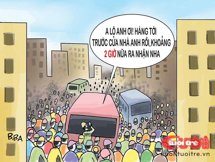 Làm shipper nhàn lắm!? - Ảnh 2.