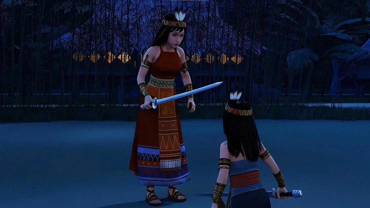 Câu chuyện về Hai Bà Trưng mở đầu Chuyện xưa nước Việt: 'Đừng bao giờ khinh thường con gái nghen!' - Ảnh 3. Chuyện xưa nước Việt - Ảnh 3.