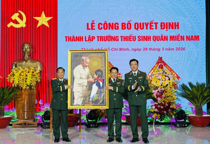 Thành lập Trường Thiếu sinh quân miền Nam, khóa đầu đào tạo 100 em thuộc Quân khu 7, 9 - Ảnh 2.