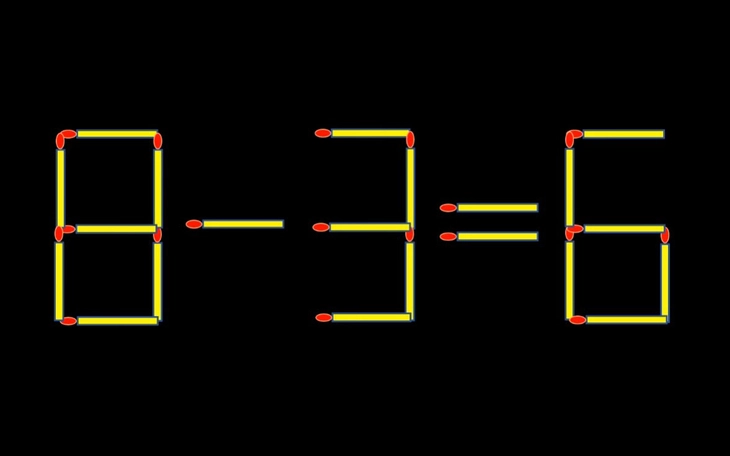 Thử tài IQ: Di chuyển một que diêm để 3-3=1 thành phép tính đúng - Ảnh 9.