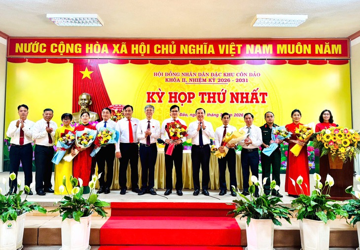 Ông Lê Hoàng Hải trúng cử Chủ tịch HĐND đặc khu Côn Đảo - Ảnh 2.