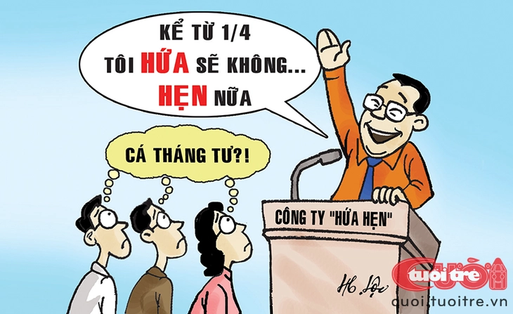 Các ông sếp tới công chuyện với ngày nói dối 1-4 - Ảnh 1.