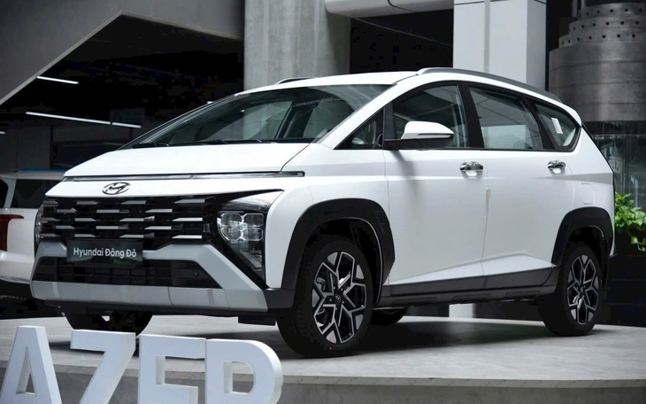 Hyundai Stargazer 2026 chạy thử ở Việt Nam: Giá dự kiến từ 500 triệu, màn lớn, có ADAS đấu Xpander - Ảnh 5.