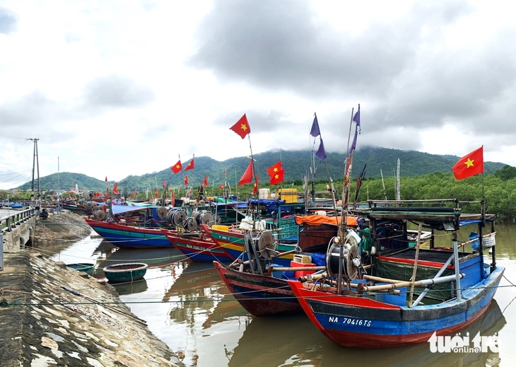 Ngư dân Hà Tĩnh sắp xếp chuyến đi biển để kịp tham gia ngày hội bầu cử - Ảnh 3.