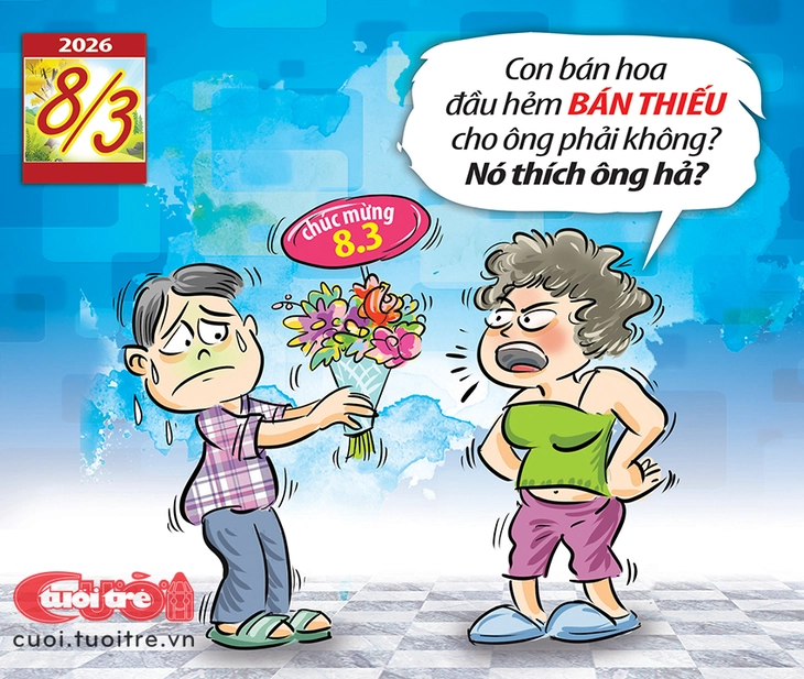 Bị biến thành 'kẻ phản diện' vì mua hoa tặng vợ - Ảnh 1.