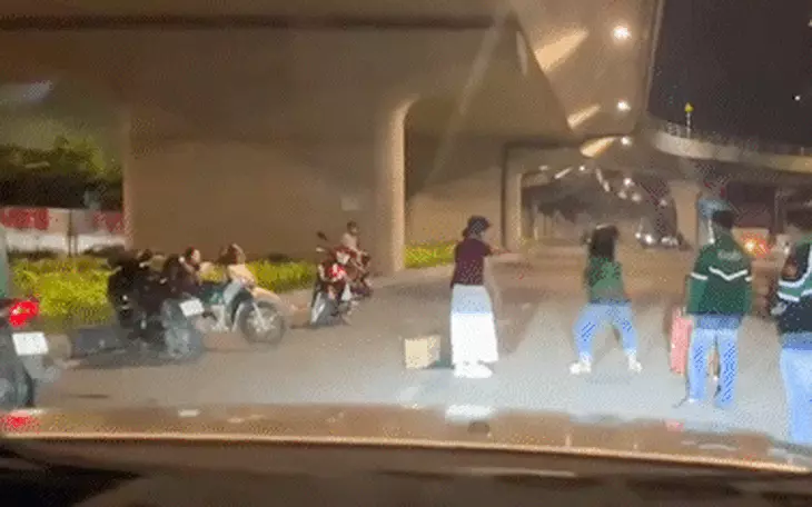 Công an xác minh clip cô gái bị người đàn ông kéo lê trên đường - Ảnh 2.