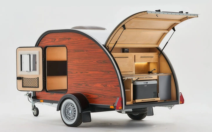 Nhà di động độc đáo có thể nâng từ 1 tầng lên 2, vừa làm nơi ở vừa làm studio quay phim cùng lúc - Ảnh 11.