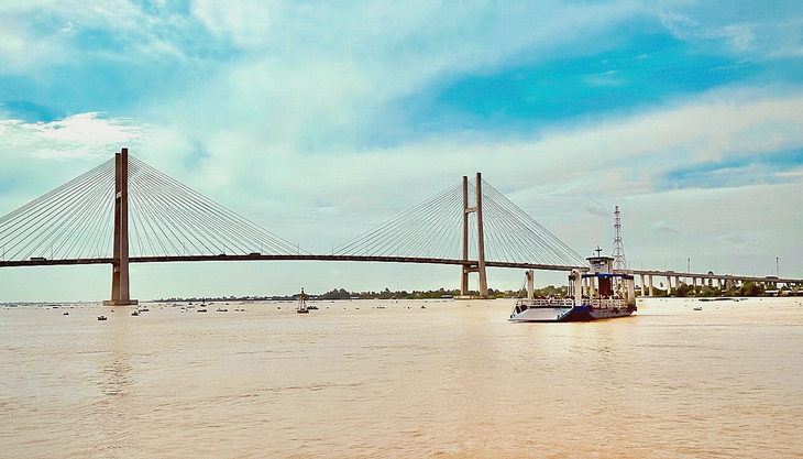 Mực nước trên sông Tiền cao hơn trung bình nhiều năm làm giảm xâm nhập mặn - Ảnh 1.