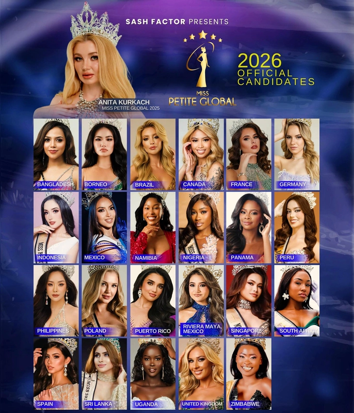 Cuộc thi hoa hậu quốc tế Miss Petite Global dành cho phụ nữ dưới 1,68m trở lại, vắng đại diện Việt - Ảnh 2. Miss Petite Global - Ảnh 2.