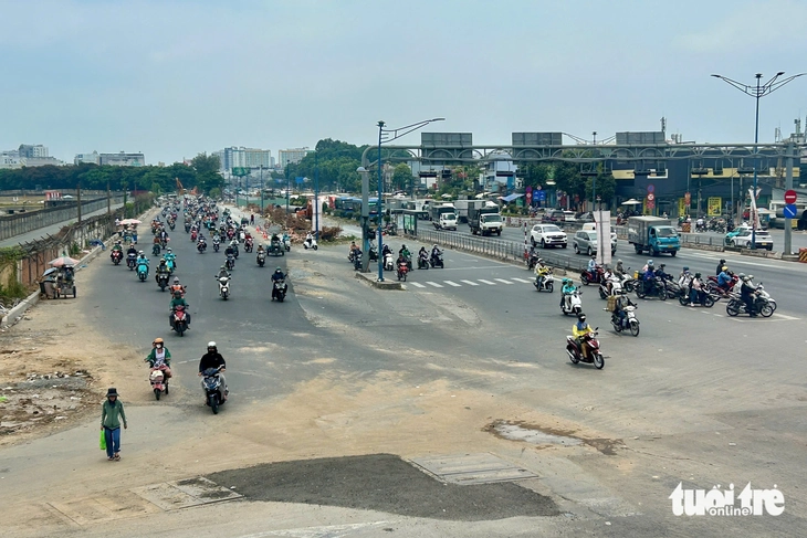 Di dời, đốn hạ cây xanh khu vực Trường Chinh - Phạm Văn Bạch để làm metro số 2 - Ảnh 2.
