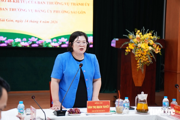 Phó bí thư Thành ủy TP.HCM Văn Thị Bạch Tuyết: Mỗi cán bộ phải đảm nhận được nhiều vị trí việc làm - Ảnh 3.