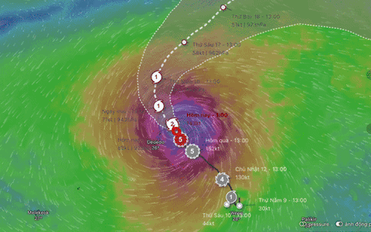 Dự báo mới nhất về siêu bão Sinlaku - Ảnh 2.