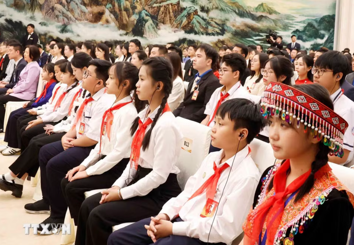 Tổng Bí thư, Chủ tịch nước Trung Quốc mời trà Tổng Bí thư, Chủ tịch nước Tô Lâm - Ảnh 5.