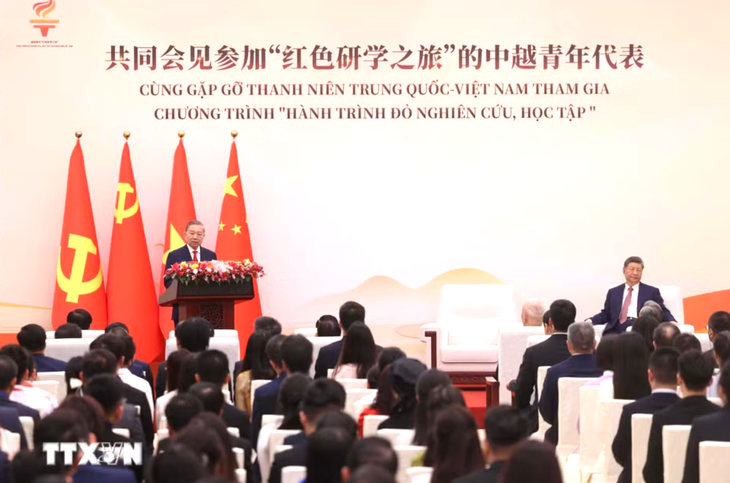 Phát biểu của Tổng Bí thư, Chủ tịch nước Tô Lâm tại cuộc gặp hữu nghị thanh niên Việt - Trung - Ảnh 3.
