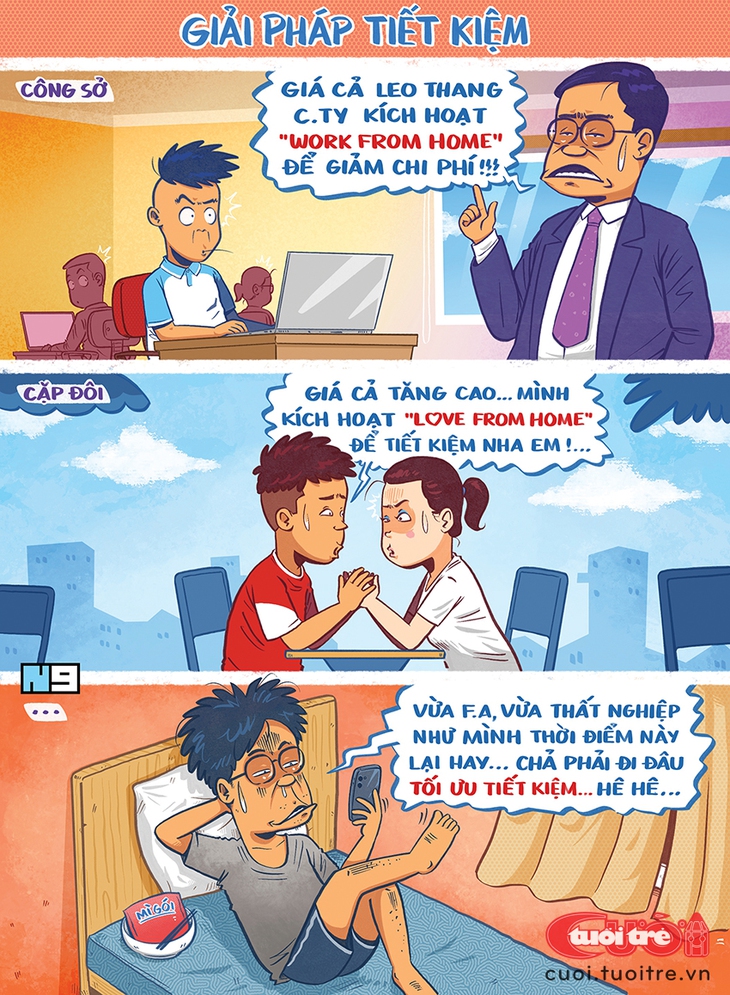 'Work from home', 'love from home' giữa bão giá - Ảnh 1.