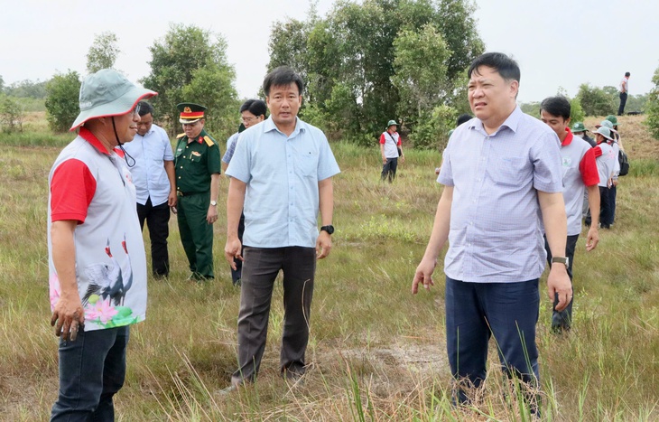 Vườn quốc gia Tràm Chim nâng mức cảnh báo cháy rừng cấp nguy hiểm - Ảnh 2.