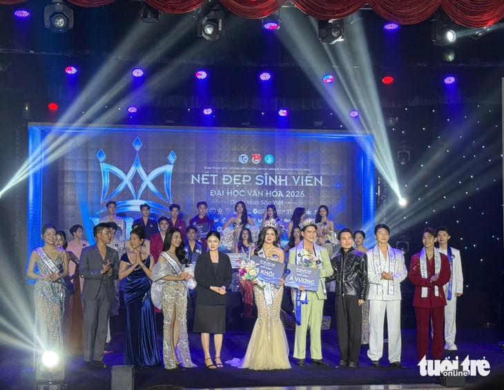 Nam vương Sinh viên Đại học Văn hóa thổi kèn trumpet, Hoa khôi nói tiếng người dân tộc Gia Lai - Ảnh 3.